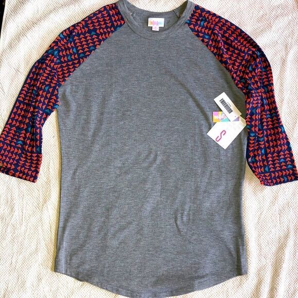 Nwt Womens Small LuLaRoe 3/4 Sleeve Randy Style Shirt - Picture 1 of 6